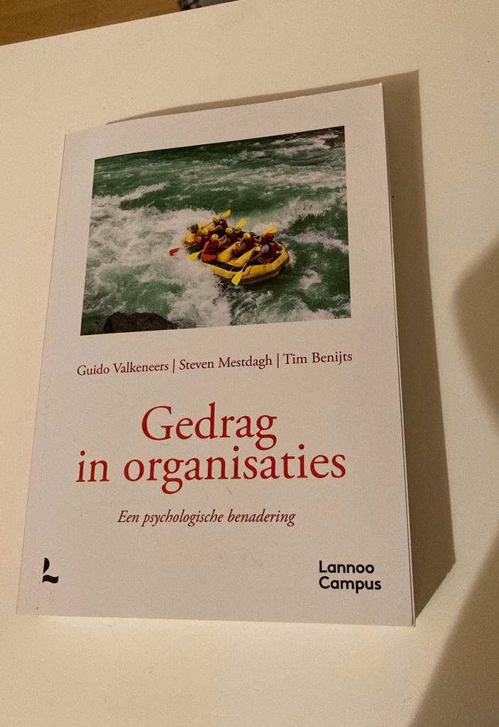 Gedrag in organisaties - toegepaste psychologie PXL, Boeken, Studieboeken en Cursussen, Zo goed als nieuw, Ophalen