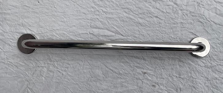 DELABIE, Rechte RVS handgreep 80 cm WC/ Douche, Doe-het-zelf en Bouw, Sanitair, Zo goed als nieuw, Toilet, Inox, Ophalen