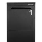 RVS Huisnummer simpel plakken? 3M Sticker-75 mm Bold-nr.1, Doe-het-zelf en Bouw, Ophalen of Verzenden, Nieuw, Metaal, Buitendeur