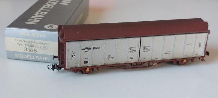 SNCB/NMBS KLEINMODELLBAHN WAGON COUVERT HBIKKS*HO*DC, Hobby & Loisirs créatifs, Trains miniatures | HO, Comme neuf, Wagon, Autres marques