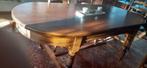Massief eiken ovale eettafel, Huis en Inrichting, Ophalen, Zo goed als nieuw
