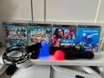 Ps3 move starterset (incl camera en 2 controllers), Games en Spelcomputers, Verzenden, Zo goed als nieuw