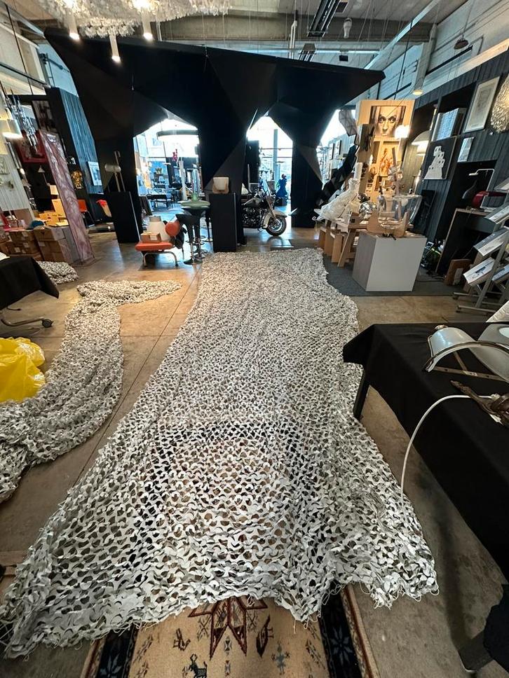 Filet militaire blanc, Maison & Meubles, Accessoires pour la Maison | Paravents d'intérieur, Enlèvement ou Envoi