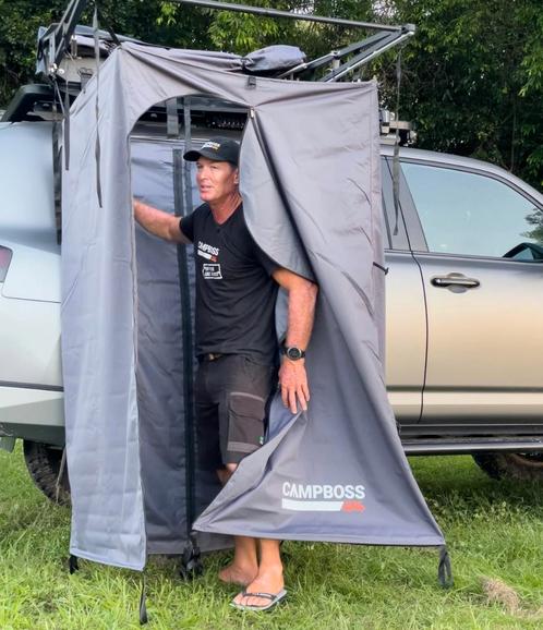 Douche tent Quickie, Caravans en Kamperen, Voortenten en Luifels, Zo goed als nieuw, Ophalen