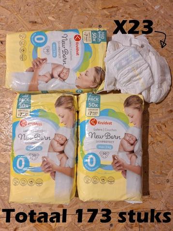 Luiers 3 ongeopende pack+23 stukken van kruidvat voor baby  beschikbaar voor biedingen