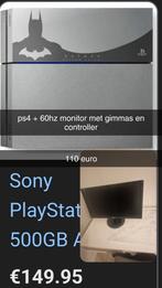 playstation 4 batman edition en monitor asus 60 hz, Ophalen