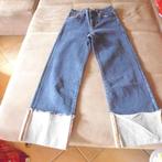 jeans lange broek met omslag ZARA m36, Kleding | Dames, Broeken en Pantalons, Ophalen of Verzenden