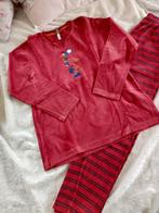 m 152 pyjama velours Woody flamingo, Kinderen en Baby's, Kinderkleding | Maat 152, Ophalen of Verzenden, Zo goed als nieuw