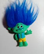 2015 Dreamworks Trolls Branch Hasbro 3 Inch Figure Blue Vest, Verzamelen, Ophalen of Verzenden, Zo goed als nieuw