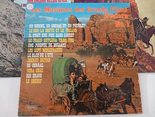 ② 3x Vinyle Musique des grands films Western Film Morricone — Vinyles