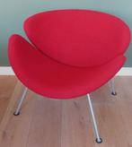 Artifort Orange Slice F437 | zgan | bordeaurood / wijnrood, Ophalen of Verzenden, Zo goed als nieuw, Metaal, Modern Dutch Design