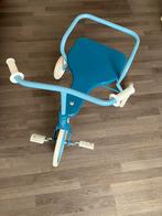 Blauwe metalen driewieler foxrider, Ophalen, Zo goed als nieuw, Foxrider, Duwstang