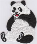 Panda stoffen opstrijk patch embleem, Collections, Collections Autre, Envoi, Neuf