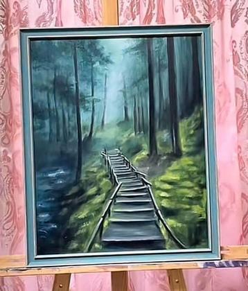 Schilderijen zijn buitengewoon mooi, elk heeft zijn eigen  beschikbaar voor biedingen