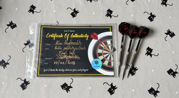 Zeer zeldzame pijlen en flights Kim Huybrechts beschikbaar voor biedingen