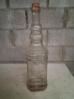 grote glazen fles, Ophalen