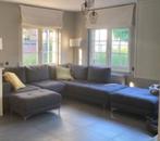 Hoeksalon in grijze stof, Huis en Inrichting, Ophalen, Gebruikt, Stof