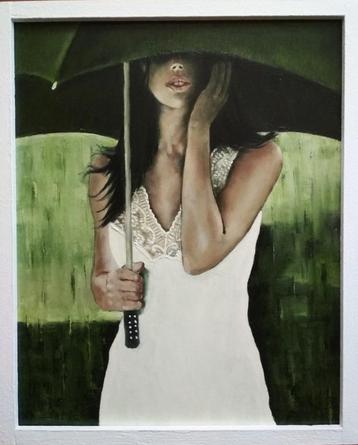 “Sorry en tot ziens!...” Schilderij   beschikbaar voor biedingen