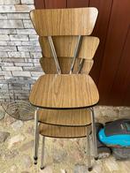 Keukenstoelen en tafel, Huis en Inrichting, Ophalen, Kunststof, Gebruikt, Drie