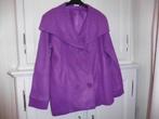 Prachtige jas met 3/4 voering, mauve - T. 42-44, Kleding | Dames, Jassen | Winter, Overige kleuren, Maat 42/44 (L), Ophalen of Verzenden