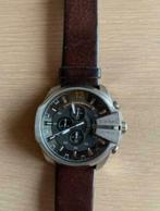 Diesel horloge - Only The Brave, Handtassen en Accessoires, Horloges | Heren, Leer, Staal, Polshorloge, Zo goed als nieuw