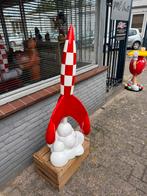 Statue Tintin Rocket on the Moon XL, Enlèvement, Tintin, Comme neuf, Statue ou Figurine