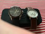 2 TISSOT- en MEXX-horloges, Handtassen en Accessoires, Horloges | Heren, Overige merken, Staal, Zo goed als nieuw, Polshorloge