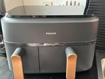 Philips 3000 Series Dual Basket Airfryer (NA352/00) beschikbaar voor biedingen