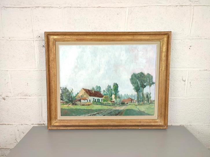 Jules De Paepe (1887-1968) landschaps schilderij, Antiek en Kunst, Kunst | Schilderijen | Klassiek, Ophalen