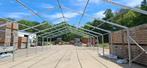 Kadertent 17,5x8m, Tuin en Terras, Ophalen, Zo goed als nieuw