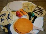 buiten-STRAND speelgoed: pingpong palletten- badminton, Sport en Fitness, Badminton, Racket(s), Gebruikt, Ophalen of Verzenden