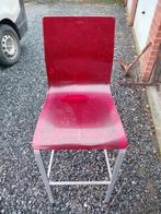 Tabouret rouge, Maison & Meubles, Enlèvement, Utilisé