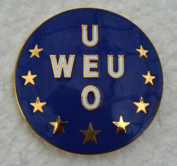 Insigne, cap badge WEU-UEO 1954-2011, West-Europese Unie beschikbaar voor biedingen