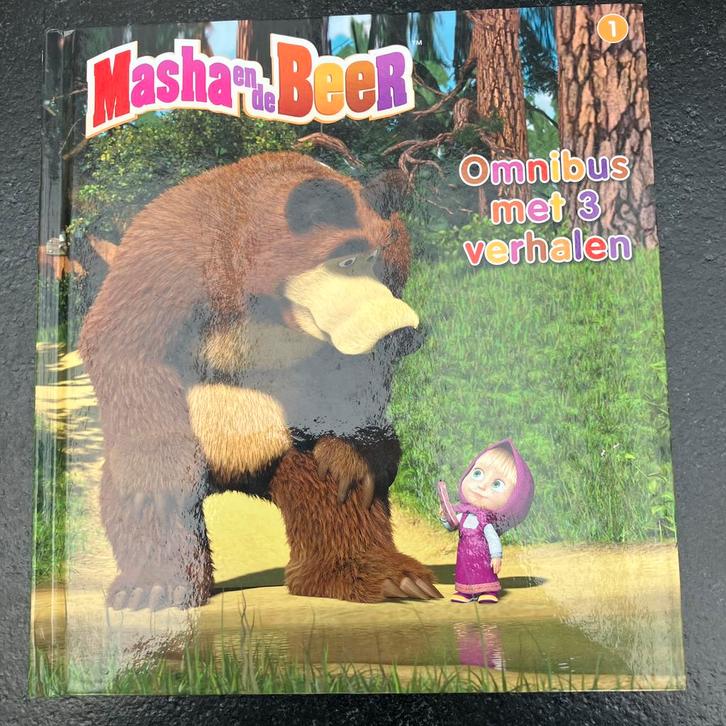 Masha en de Beer, omnibus met 3 verhalen, Boeken, Kinderboeken | Jeugd | onder 10 jaar, Gelezen, Fictie algemeen, Ophalen