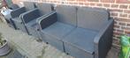 Salon de jardin, Tuin en Terras, Tuinsets en Loungesets, Ophalen, Gebruikt, Kunststof, 4 zitplaatsen