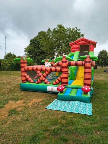 Springkasteel Safari te huur! Weekendprijs!, Enlèvement ou Envoi, Utilisé