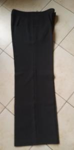 zwarte broek  met brede pijpen mt 38, Ophalen of Verzenden, Gedragen, Maat 38/40 (M), Zwart
