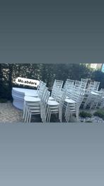 56 Tiffany stoelen en 6 tafels, Huis en Inrichting, Ophalen, Gebruikt