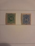 België TX1/2* Strafportzegels, Sans timbre, Autre, Trace d'autocollant, Enlèvement ou Envoi