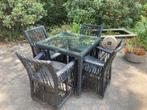 Royal Arrow tafel + 4 stoelen, Tuin en Terras, Gebruikt, Ophalen of Verzenden