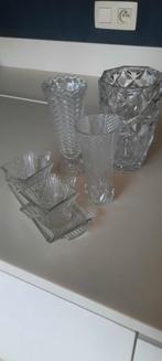 geslepen glas Deco, vaas,  etc, Enlèvement