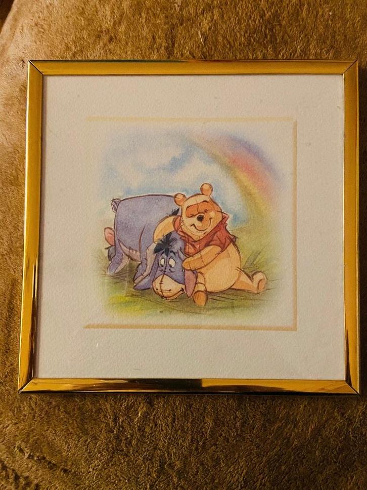 2 cadres Winnie L'ourson, Maison & Meubles, Accessoires pour la Maison | Cadres, Comme neuf, Moins de 50 cm, Moins de 50 cm, Autres matériaux