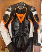 DAINESE leren motorjas en pentalon maat 54, Motoren, Ophalen, Tweedehands, Overall, DAINESE