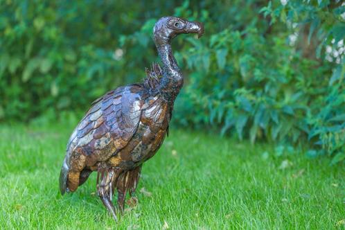 Beaux oiseaux - statue d'un vautour, Jardin & Terrasse, Statues de jardin, Neuf, Animal, Métal, Enlèvement ou Envoi