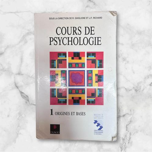 Cours de psychologie 1 - Origines et bases - R. Ghiglione, Livres, Psychologie, Utilisé, Enlèvement ou Envoi