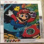 Peinture au diamant terminée Super Mario, Comme neuf, Décoration murale, Enlèvement ou Envoi