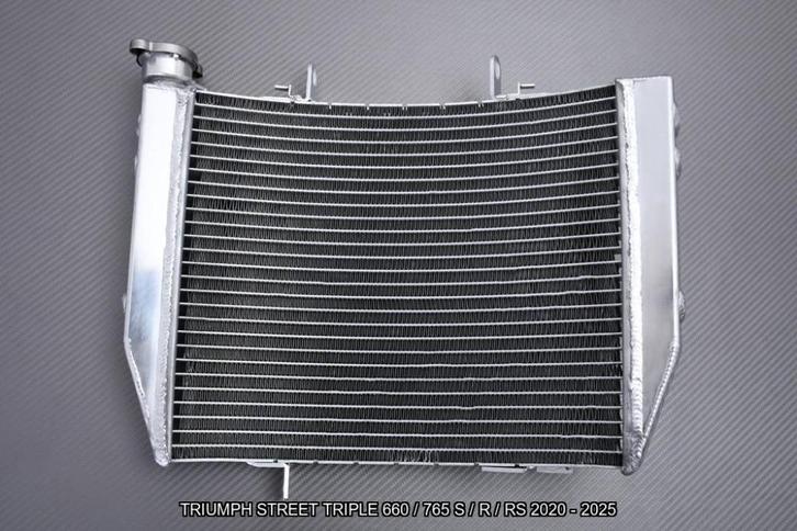 Radiateur AVDB TRIUMPH STREET TRIPLE 660 765 2020 - 2025, Motoren, Accessoires | Overige, Nieuw, Ophalen of Verzenden
