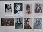 lot van 8 oude  postkaarten: beroemdheden, Collections, Musique, Artistes & Célébrités, Envoi