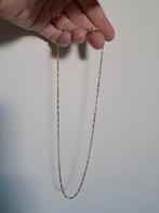 fijne vergulde halsketting/ketting, Ophalen of Verzenden, Gebruikt, Goud