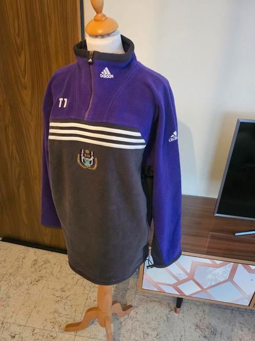 Anderlecht RSCA foot veste polaire adidas rare vintage 90, Kleding | Heren, Sportkleding, Zo goed als nieuw, Ophalen of Verzenden